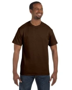 Mens Activewear Heavyweight 50/50 T-Shirts -ANCHORTEX SHOP anc inmate activewear t shirt chocolate brown