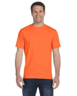Men's Activewear Heavyweight 100% Cotton T-Shirts -ANCHORTEX SHOP anc inmate activewear t shirt orange