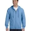 Men's Activewear Fleece Zip-Up Hooded Sweatshirt