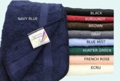 Spectrum Collection Ring Spun Hospitality Towels And Washcloths - Colors