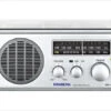 Sangean WR-1CL Analog AM-FM Clear Cabinet Table-Top Radio