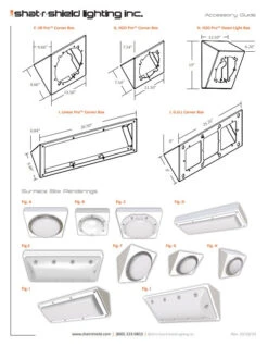 Shat-R-Shield Lighting Ironclad H2O Pro Tamper-Resistant LED Light For Correctional & Behavioral Facility Showers -ANCHORTEX SHOP srs accessory selection guide 2